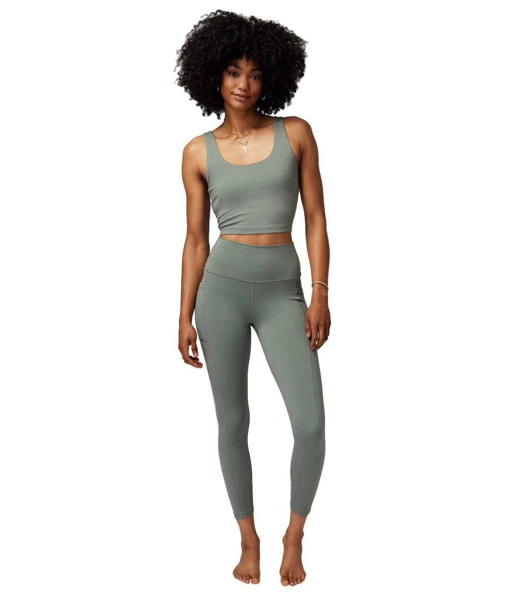 Spiritual Gangster Nova Dream Tech Eco Jersey 7/8 Legging Agave - Image 3