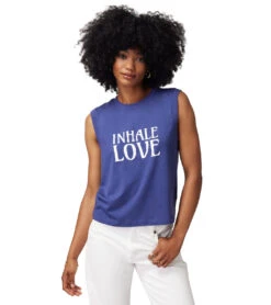 Spiritual Gangster Inhale Love Irina Muscle Tank
