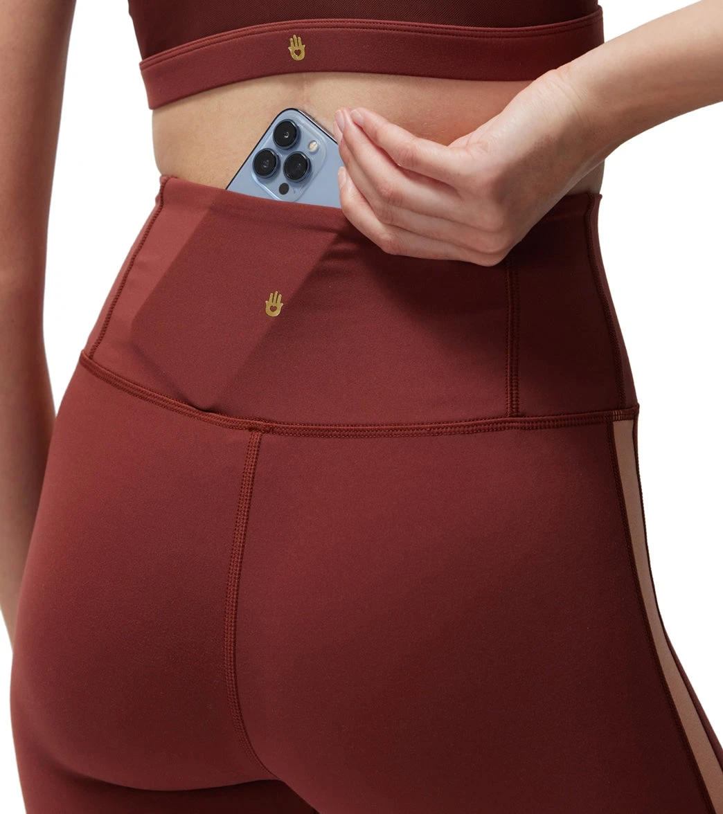 Spiritual Gangster Velo Dream Tech Eco Jersey High Waisted 7/8 Legging - Image 4