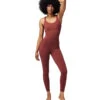 Spiritual Gangster Flaunt Dream Tech Eco Jersey Bodysuit Washed Burgundy