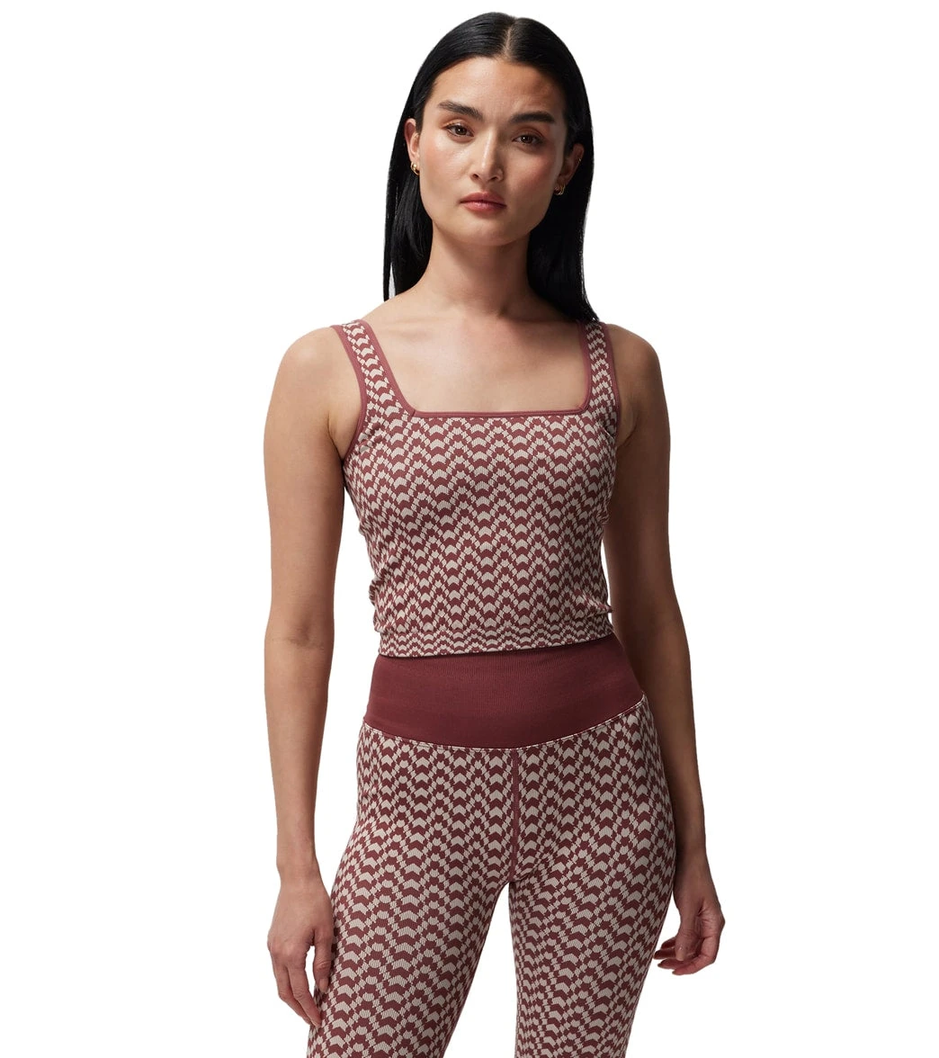 Spiritual Gangster Athena Seamless Jacquard Crop - Image 5