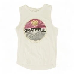 Spiritual Gangster White Graphic Grateful Tank