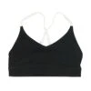 Spiritual Gangster Black Solid Sports Bra