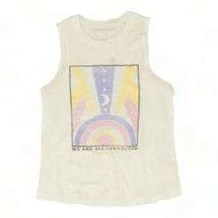 Spiritual Gangster White Graphic Tank
