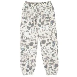 Spiritual Gangster Ivory Animal Print Sweatpants