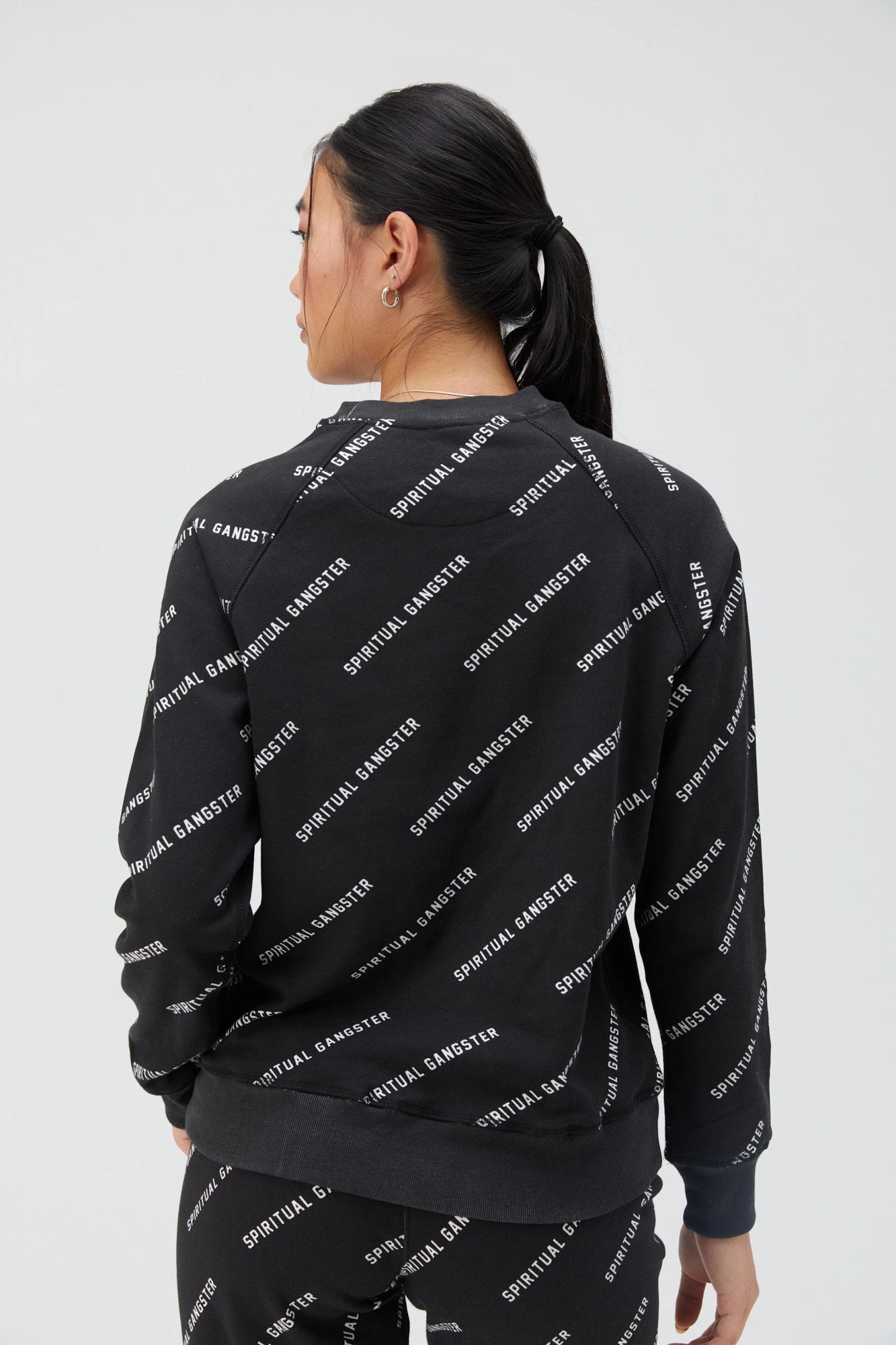 Spiritual Gangster Logo Old School Sweatshirt - Image 2