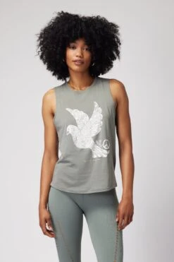 Spiritual Gangster Peace Dove Muscle Tank