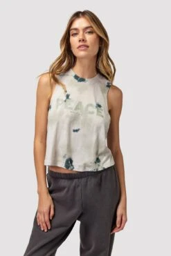 Spiritual Gangster Peace Crop Tank