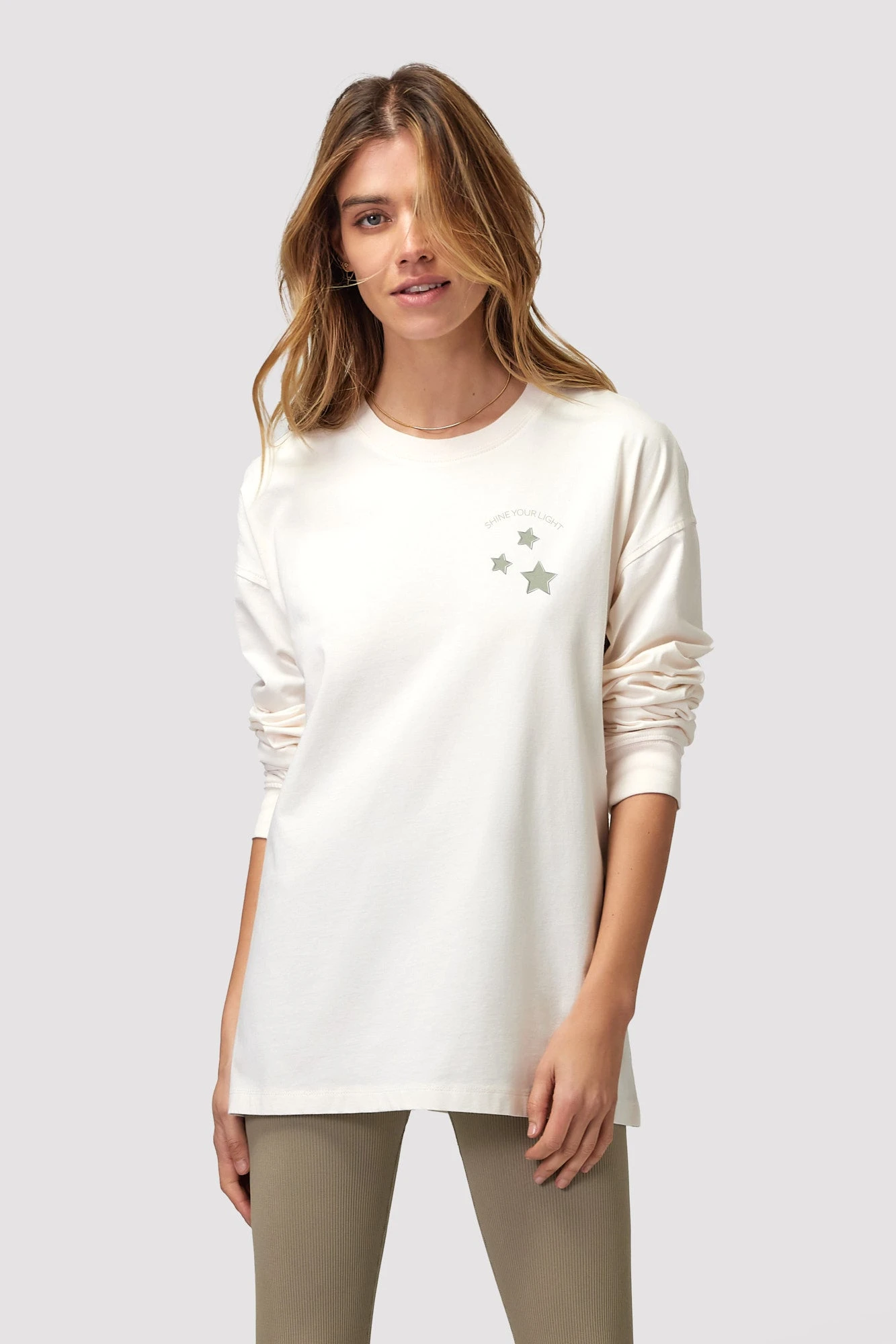 Spiritual Gangster Star Cara Long Sleeve Tee