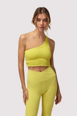 Spiritual Gangster Luna One Shoulder Crop Tank