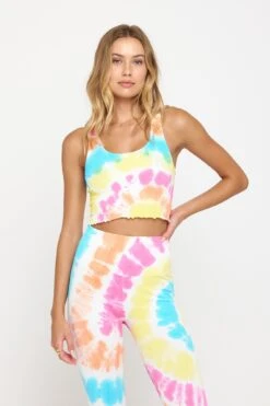 Spiritual Gangster Grateful Dead Amor Seamless Crop Tank