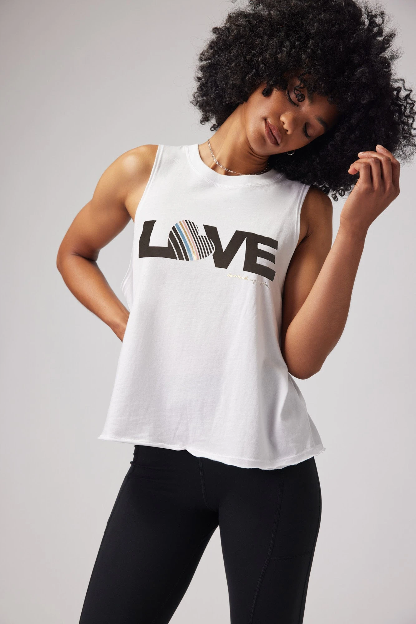 Spiritual Gangster Love Heart Gigi Muscle Tank - Image 3