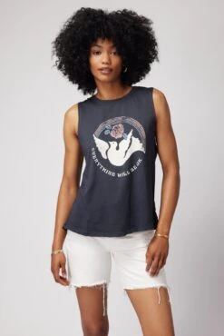 Spiritual Gangster Dove Gigi Muscle Tank
