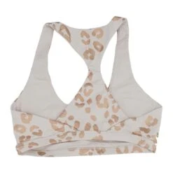Spiritual Gangster Rose Gold Animal Print Reana Sports Bra