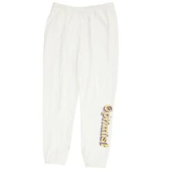 Spiritual Gangster White Graphic Optimist Sweatpants