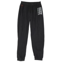 Spiritual Gangster Black Graphic Sweatpants
