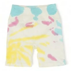Spiritual Gangster White Tie Dye Active Shorts