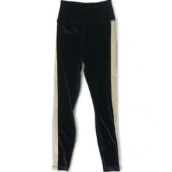 Spiritual Gangster Black Striped Intent Leggings