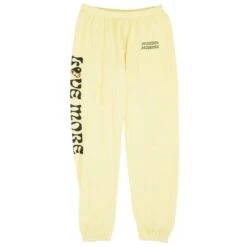 Spiritual Gangster Yellow Graphic Sweatpants