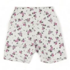 Spiritual Gangster White Floral Intent Active Shorts