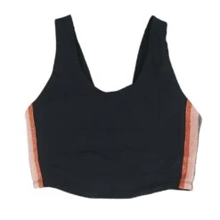 Spiritual Gangster Black Striped Shakti Brami Sports Bra