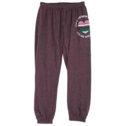 Spiritual Gangster Purple Graphic Sweatpants