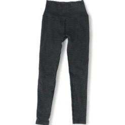 Spiritual Gangster Charcoal Striped Leggings